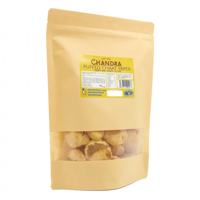 Crispy Puffed Chaat Papdi