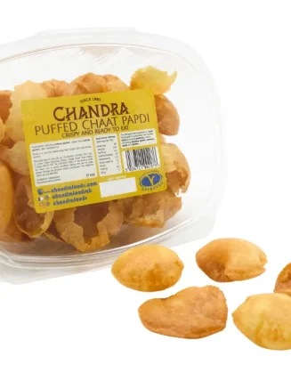 Puffed Chaat Papdi by Chandra Foods