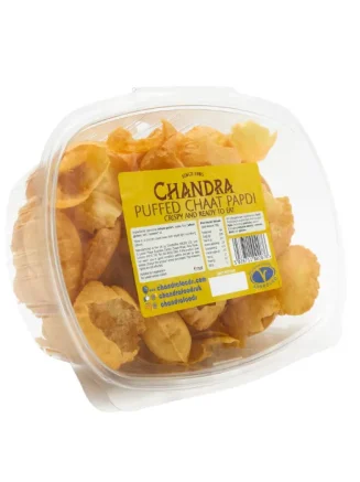 Puffed Chaat Papdi by Chandra Foods