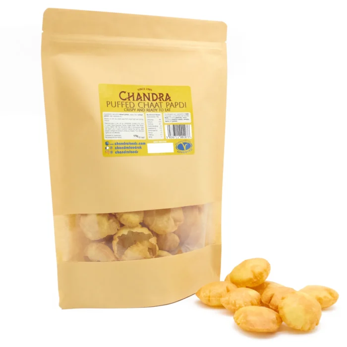 Traditional Puffed Chaat Papdi