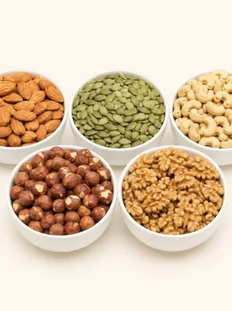 Protein Power Pack scaled by Chandra Foods Includes Combo of Nuts & Seeds including Hazelnut, Almonds, Cashews, Pumpkin Seeds & Walnut Halves