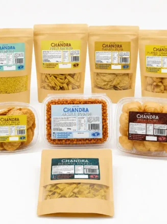 Ultimate Chaat Party Combo UK with authentic Indian street food snacks by Chandra Foods