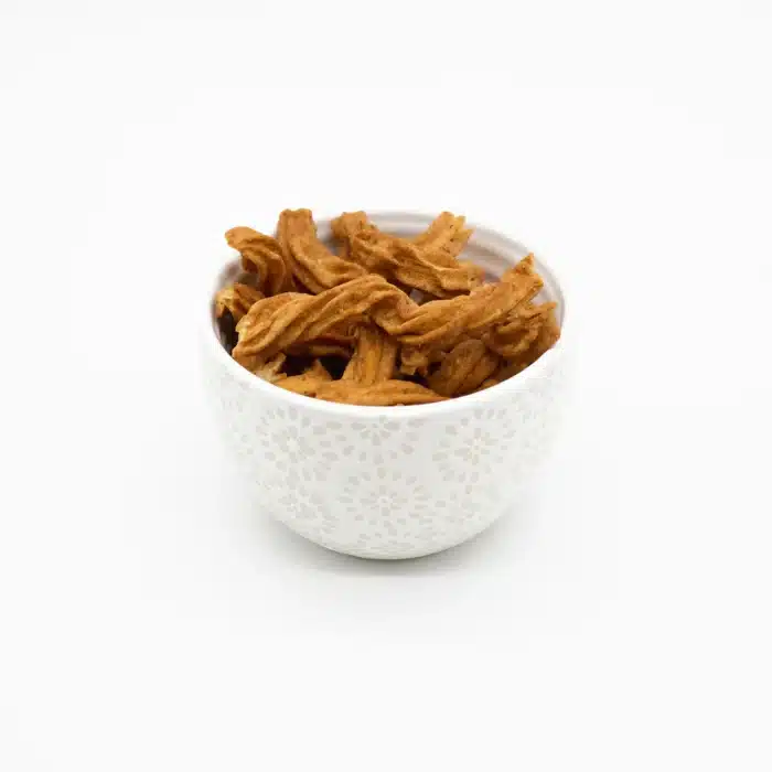 Masala Tum Tum in White Ceramic Bowl by Chandra Foods Masala Tum Tum in White Ceramic Bowl by Chandra Foods