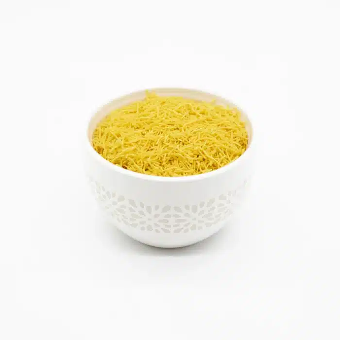 Nylon Sev in white ceramic bowl by chandra foods