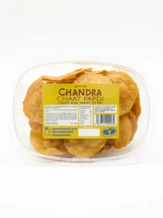 Chandra Foods Puffed Chaat Papdi 175g for homemade Indian chaat recipes