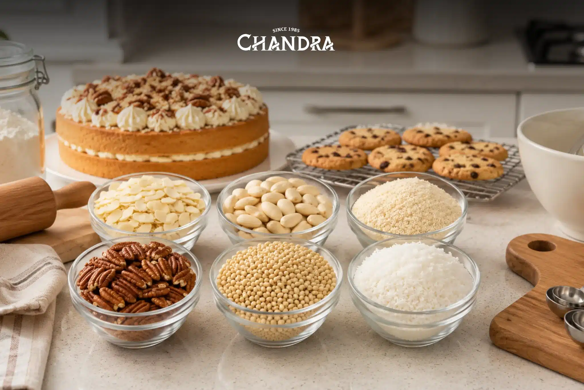 Baking Nuts Uk Including Almonds, Walnuts, Pecans And Hazelnuts For Cakes, Cookies And Desserts