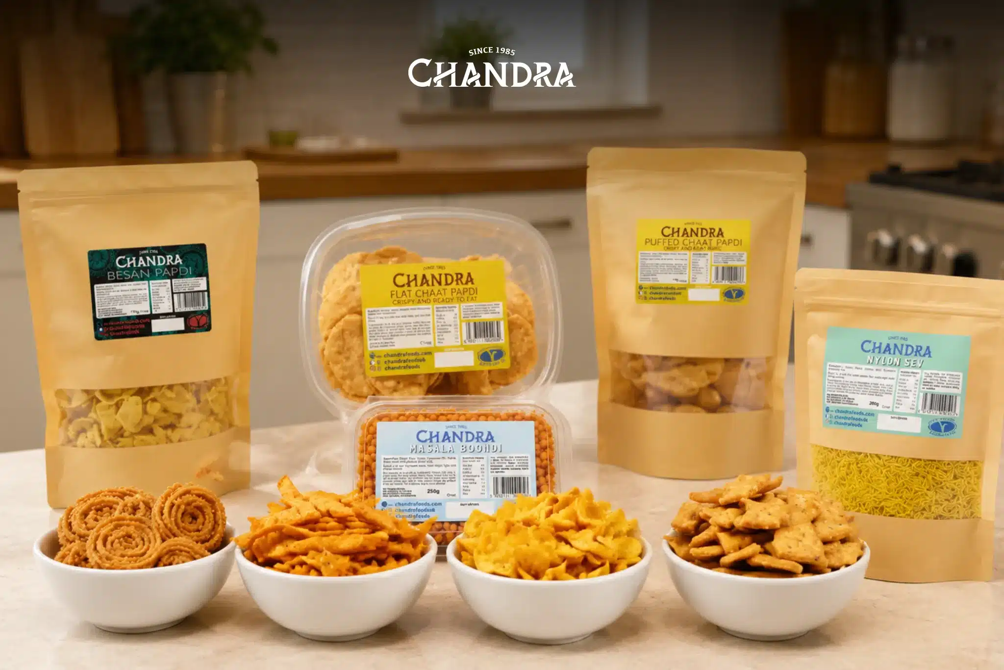 Chandra Foods Multi-Buy Combos Featuring Indian Snacks, Pani Puri, Nuts, Seeds And Tea Time Snacks